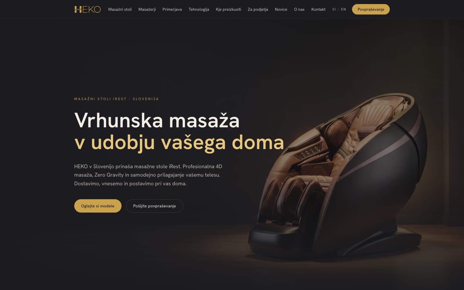 HEKO — spletna stran